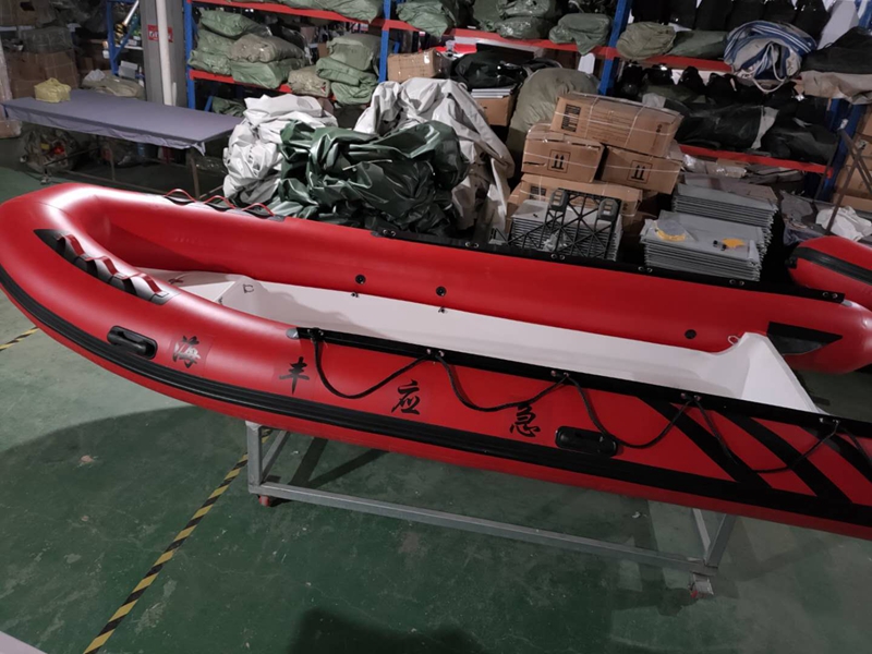 Fiberglass inflatable boat